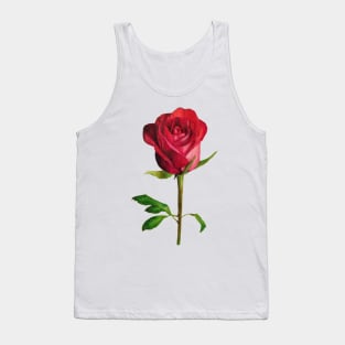 Red rose Tank Top